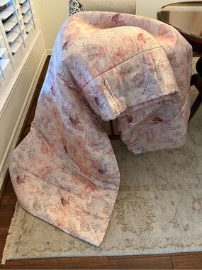 Bella Notte Floral Pink Quilted Comforter